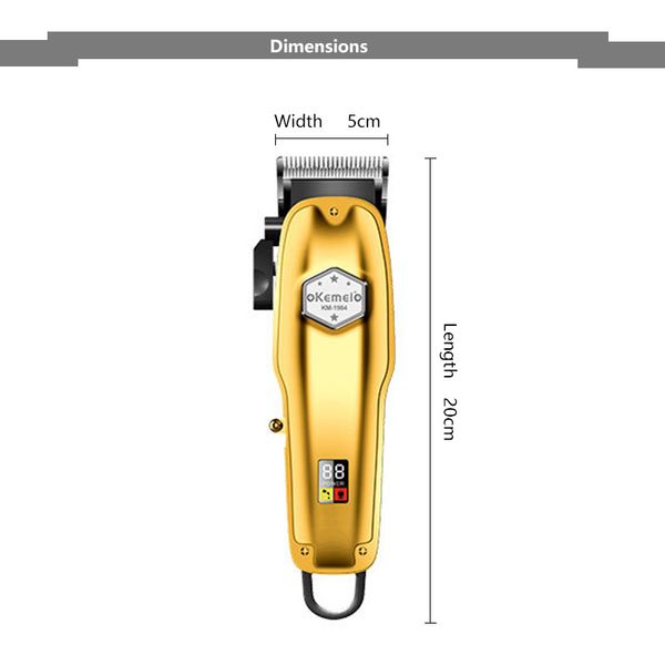 

kemei km-1984 electric hair clippers pg oil head electric clipper adjustable carbon steel skin fade trimmer bwkf jlskd