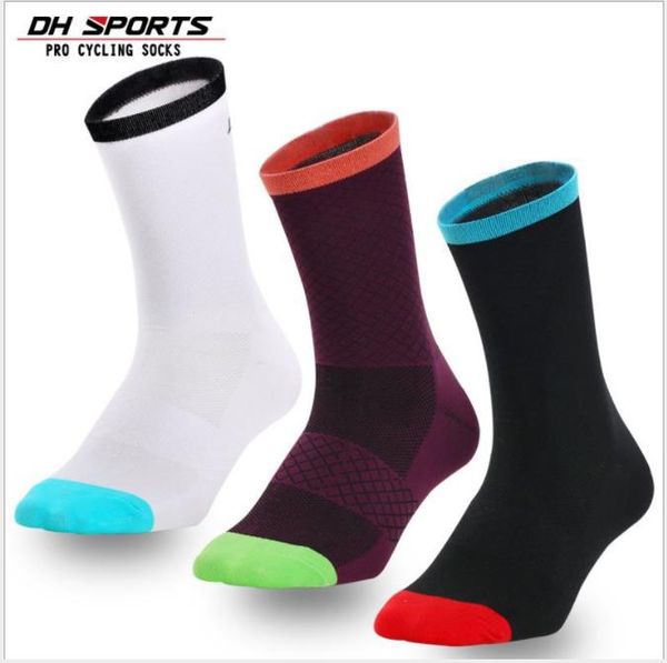 

wear-resisting, odor-proof and sweat-absorbing thin socks for bicycle cycling socks race running compression, Black