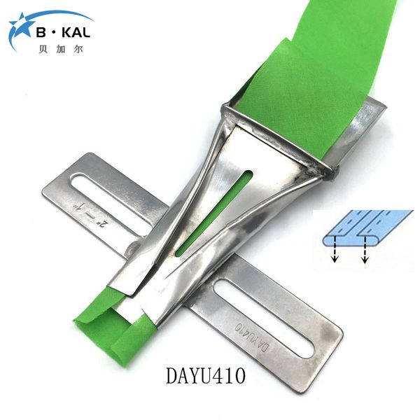 

dayu410 double needle sewing machine folder reverse ear folder, Black