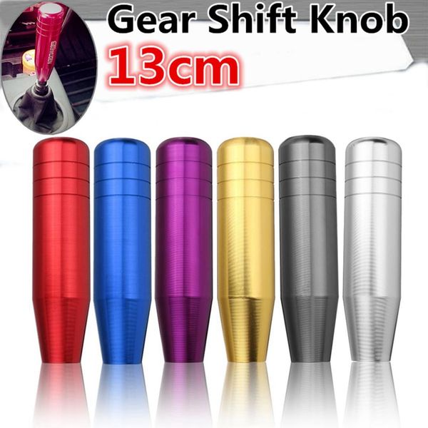 

13cm universal manual car gear shift knob racing shifter handle lever stick aluminum