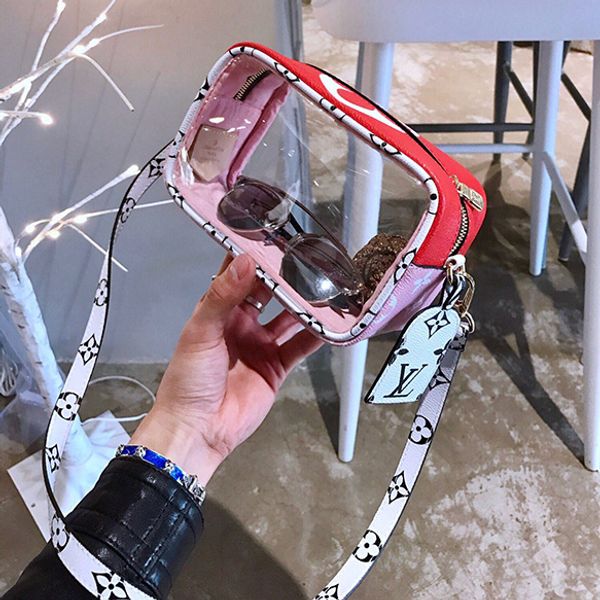 

Show off the top designer handbags luxury ladies color leather with PVC shoulder bag designer brand shoulder bag Messenger bag