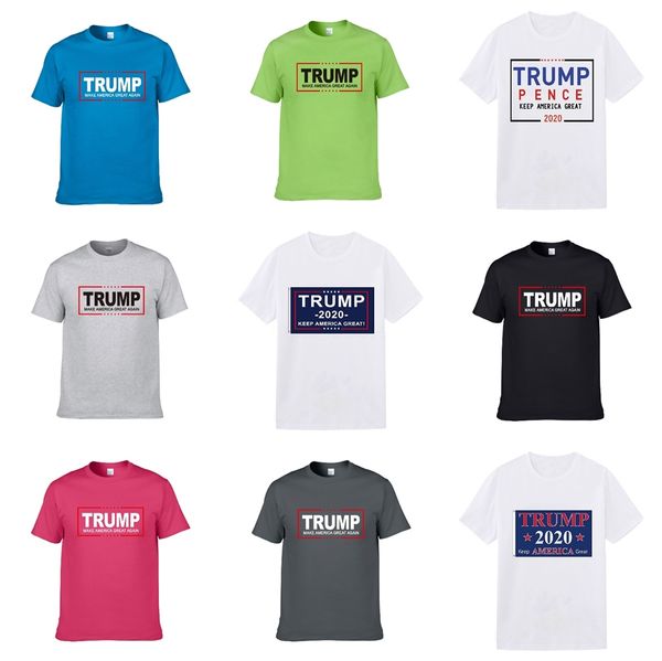 

summer designer men's trump t-shirt new original hd printing korean short-sleeved trump t-shirt men and women couple short-sleeved trum, White;black