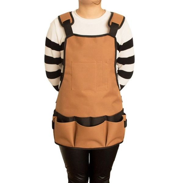 

multi-function apron cooking bbq chef aprons solid colors work aprons for women men dishwashing cleaning painting gardening