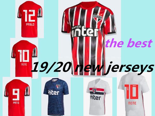 

19 20 sao paulo goalkeeper home soccer jerseys helinho peres everton hernanes 2019 camisa de futebol 2020 sao paulo away football shirts, Black;yellow