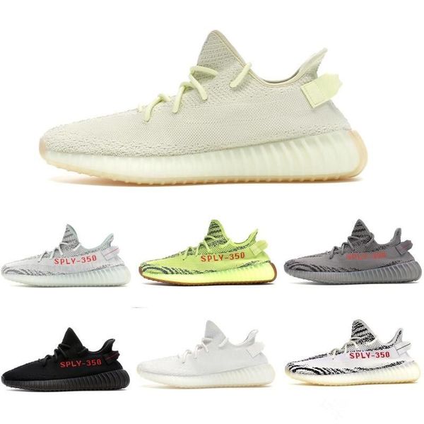 

2019 350 v2 men running hoe kanye we t e ame zebra tatic cream white black bred trainer butter hoe women by1604 port neaker