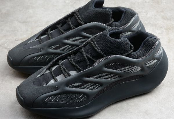 

azael alvah 700 v3 black designer shoes for sale glows in the dark version kanye west men womens running outdoor shoes