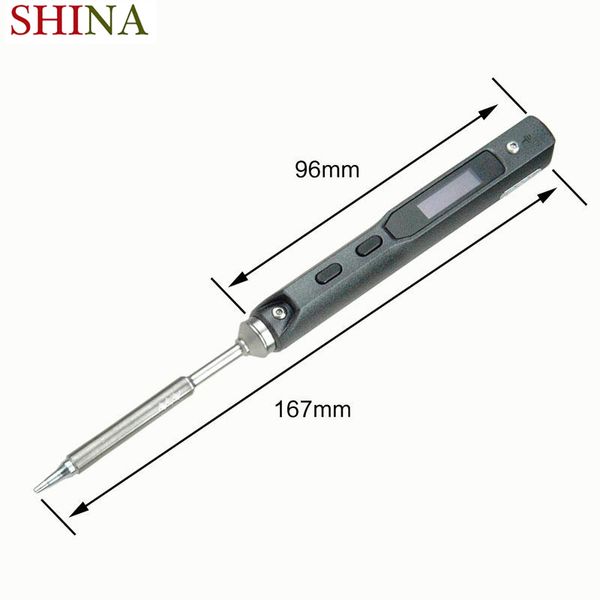 

24v ts100 pen-type electric soldering iron digital lcd smart portable kit acceleration sensor welding solder station arm mcu