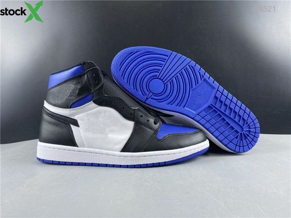 

2020 new og game royal 1s white blue i high men women basketball shoes 1s sneakers sports outdoor trainers with box size 7-13, Black