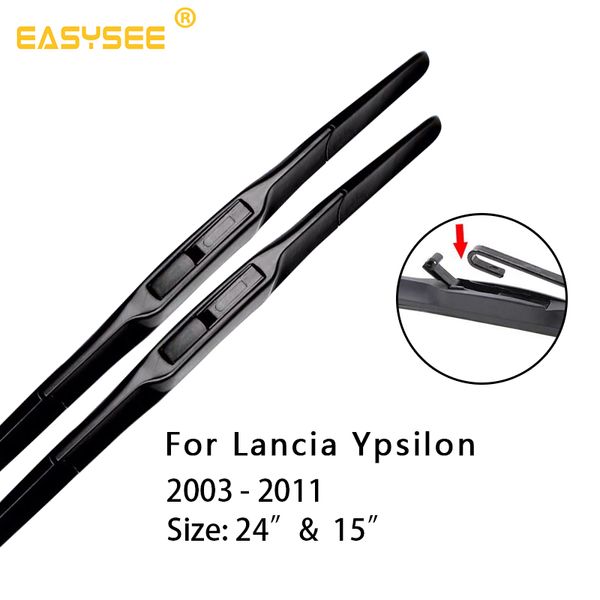 

windscreen windshield wiper blades for lancia ypsilon fit hook / push button arms model year from 2003 to 2016 2017 2018 2019