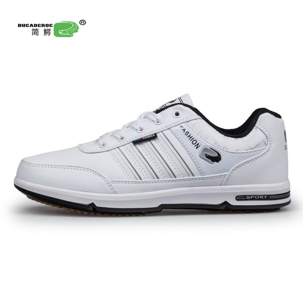 

spikeless waterproof golf shoes man plus size sport walking sneakers shoes for golf trainers course black white mens