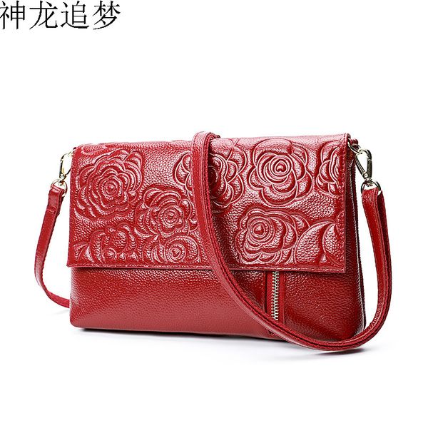 

дизайн высокое качество женский кошелек женская мода сумка коровья кожа мобильный телефон сумка женщины плечо сумка посыльного