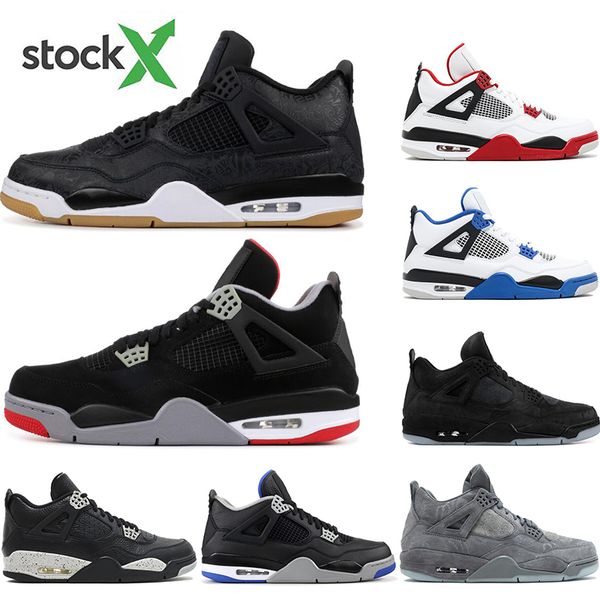 

with sock 2020 basketball shoes running shoes mens 4 4s pure money white cement cactus cool grey mushroom blue designer sports sneakers, White;red