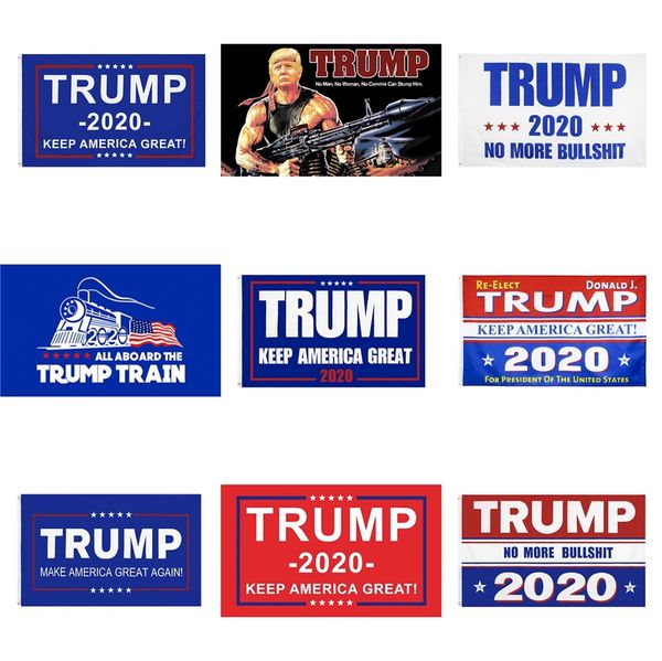 

trump flag make america great again 3ftx5ft banner polyester flag metal grommets 90x150cm with brass grommets #786