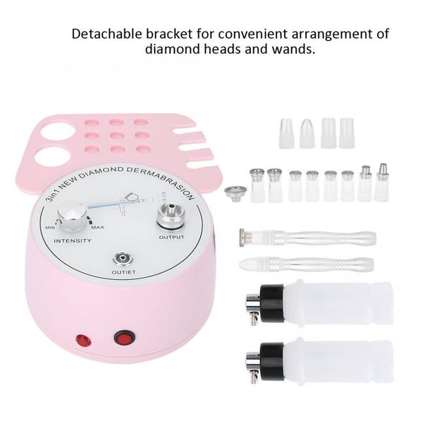 

3 in 1 diamond microdermabrasion dermabrasion machine water spray exfoliation beauty machine for beauty salon, Black;white