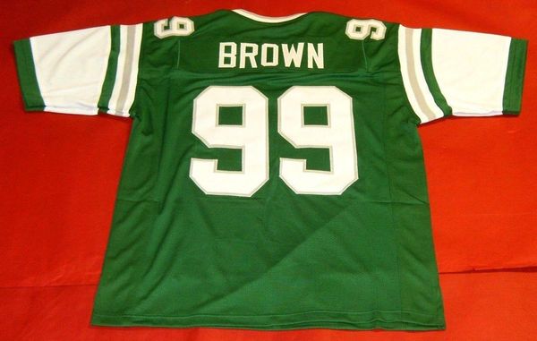 

retro #99 jerome custom s-5xl,6xl mitchell & ness jersey green mens stitching s-5xl,6xl football jerseys running, Gray