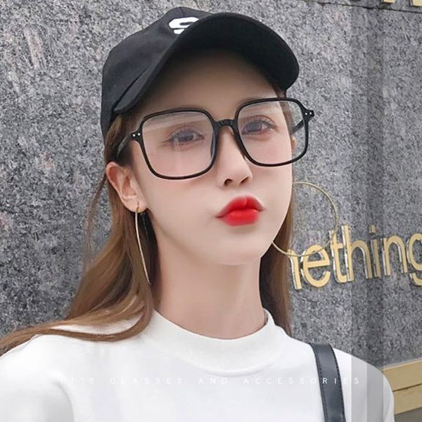 

wholesale-wholesale-mizho brand superstar big eye glasses frames for women vitransparent plastic ladies optical glasses frame square, Black