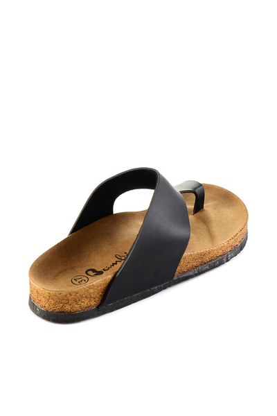 

bambi black female slippers h05090951