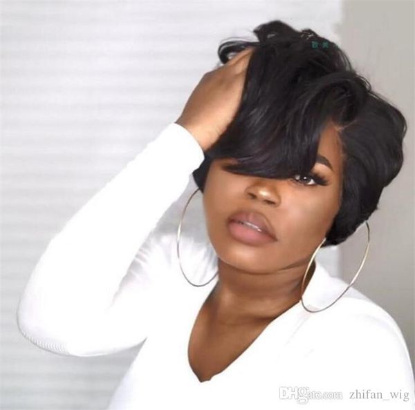 Short Bob Wigs Black Hairstyles Curly Weaves Short Hair Wigs For Black Americans Women Afro Kinky Curly Wigs Short Haircut Wigs Remy Lace Front From