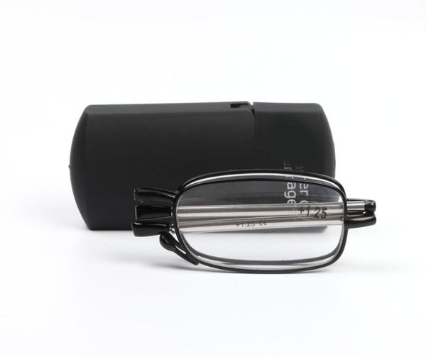 

150 +200 +250 men's business folding anti fatigue reading glasses high grade computer foldable pocket presbyopia reader, White;black