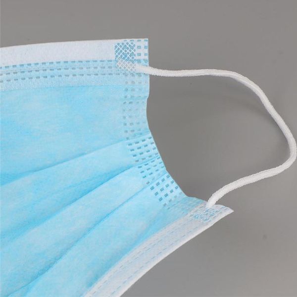

in stockdisposable face mask meltblown cloth disposable mask 3-layer protective filtering disposable mask 24