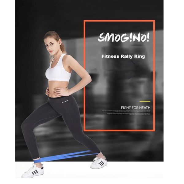 

yoga stretch band resistance ring ring milk tape squat yoga tension resistance band o-shaped elastic