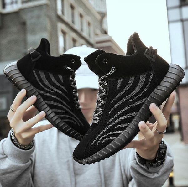 

2020 fashion casual men shoes antiskid rubber bottom tooling shoes suede keep warm cotton addition black ankle martin boots ventilation g127