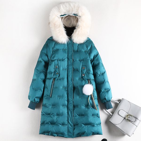 

2020 winter women coat new style korean sweet style loose down jacket cotton padded clothes thick cotton overcoat plus sized, Black