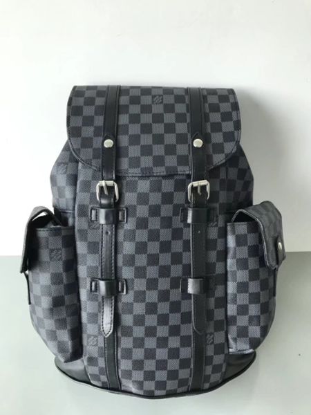 

fashion backpack men women backpack student travel backpacks letter leather backpack school shoulder bags louis vuitton lv