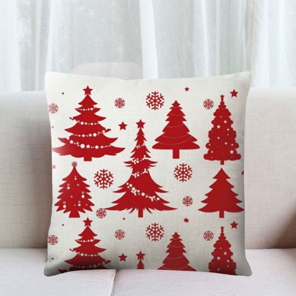 

45x45cm cotton linen merry christmas cover cushion christmas decor for home happy new year decor 2019 navidad xmas gift