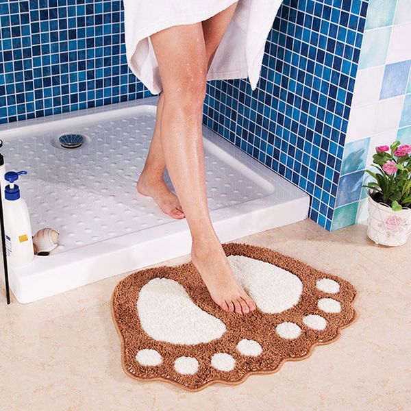 

fashion foot shape doormat carpets door mats outdoor throw rugs for front porch entry way kitchen bathroom