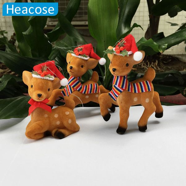 Dolls Deer Elk Christmas Tree Decoration Hanging Ornament Santa