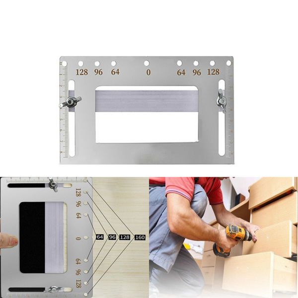 

cupboard handles knob cabinet pull furniture handle hole puncher locator wood drilling dowelling drill guide woodworking tools