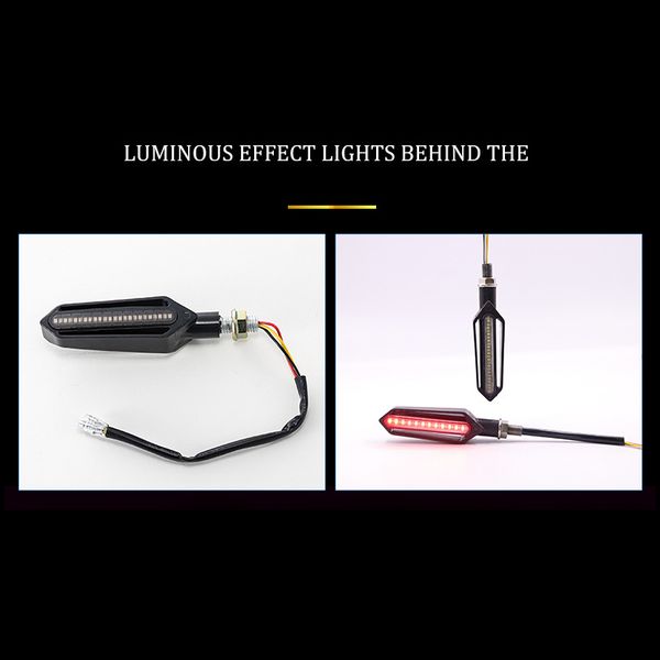 

wholesale 2 pcs motorcycle turn signal waterproof anti-e lamp for motorcycle v6