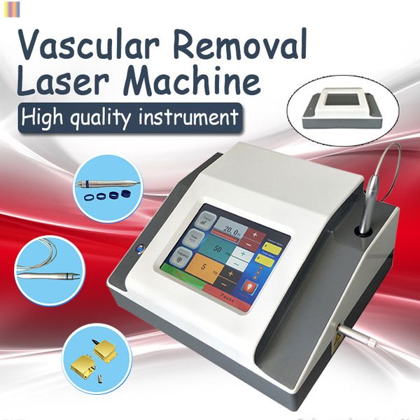 

product 30w diode laser 980nm portable vascular / blood vessel spider vein removal machine for facial vascular removal, Black