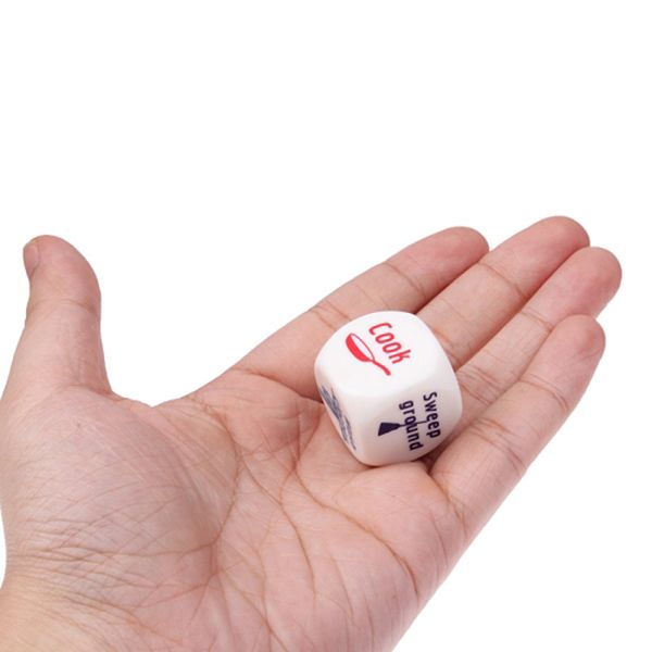 

1pcs x 6 side funny couples families housework distribution party drink decider dice game yjs dropship body shapewear