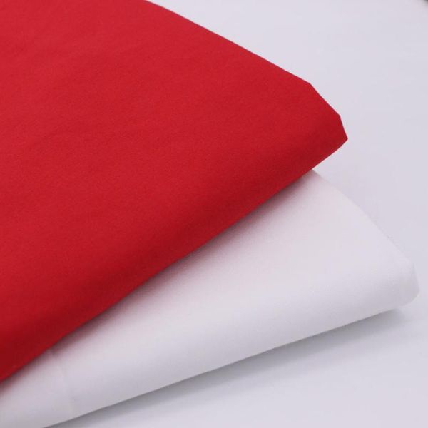 

white red solid cotton fabric diy shirt blouse cloth sewing tilda fabrics patchwork cotton tissue home textile woven tela tecido, Black;white