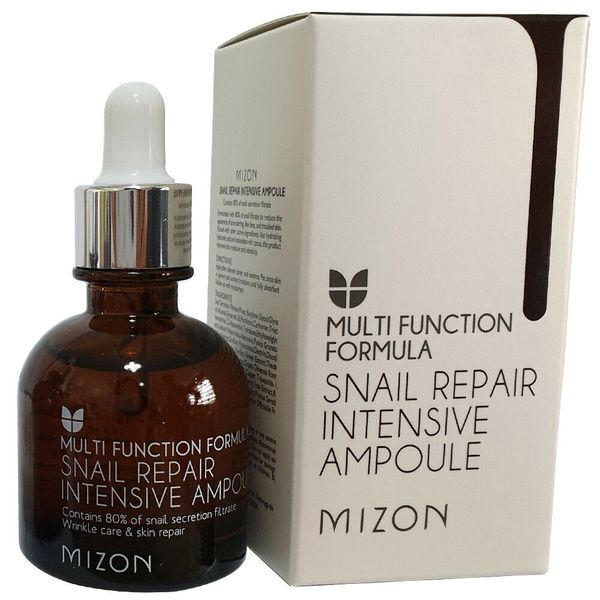 

mizon] snail repair intensive ampoule 30ml /korea cosmetics, White
