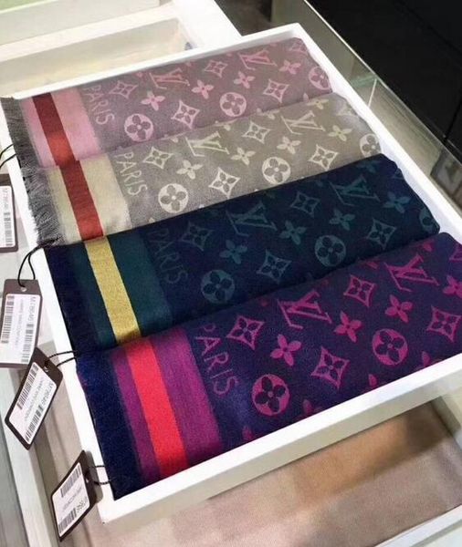 

designer silk scarf brand scarf ladies soft super luxury winter cashmere scarf pashmina for women brand designer mens warm plaid 140*140cm, Blue;gray