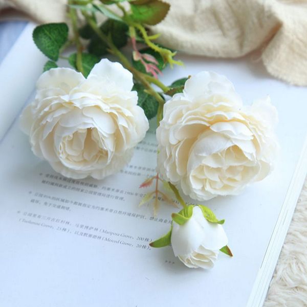 

elegant beautiful artificial rose simulation silk flowers home decoration wedding party wall artificial flower crafts