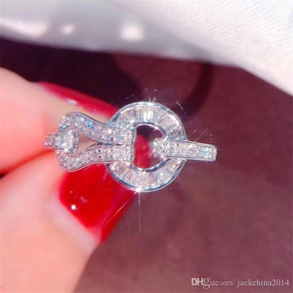 

простые ювелирных изделий стерлингового серебра 925 ручной работы высокого качества princess cut белый топаз cz алмазный партии пояса женщин, Slivery;golden