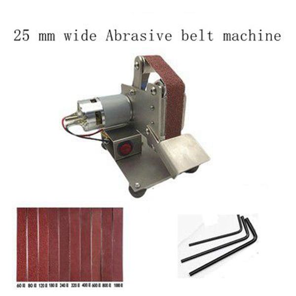 

miniature miniature belt grinder diy polishing machine woodworking grinder fixed angle sharpener sharpening machine household
