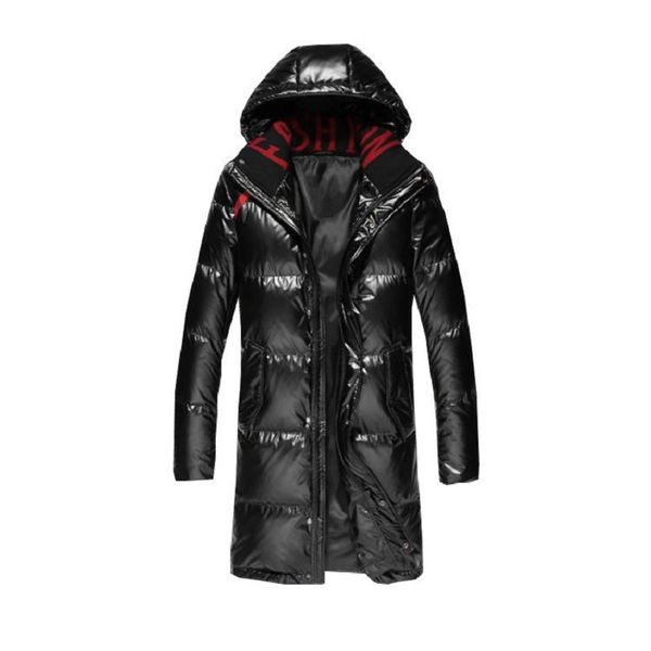 

2019 новое прибытие зима высокое качество 90% белая утка вниз с капюшоном куртки мужчины, водонепроницаемый с капюшоном вниз куртки мужчины, Black