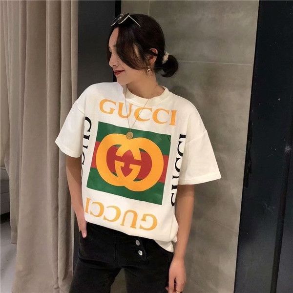 

2020fashion golden vogue t-shirts for women letter print t shirt short sleeve plus size female tees tshirt wt08 wr, White