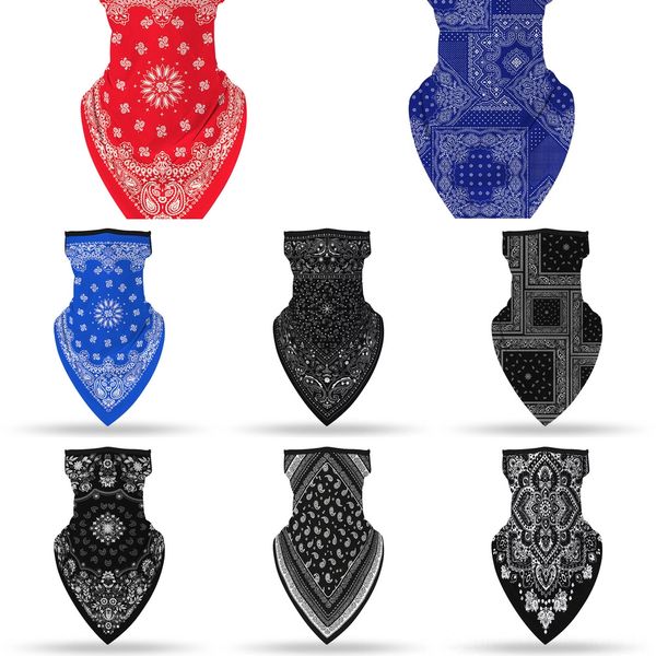 

nqoyq magic seamless skeleton neck mask scarf multi-function seamless magic face mask motorcycle bicycle hunting towel face outdoor, Black