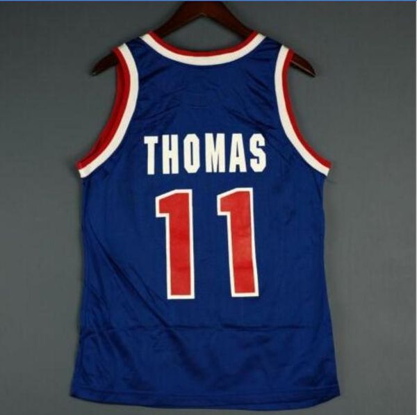 

custom men youth women vintage isiah thomas vintage college basketball jersey size s-6xl or custom any name or number jersey, Black
