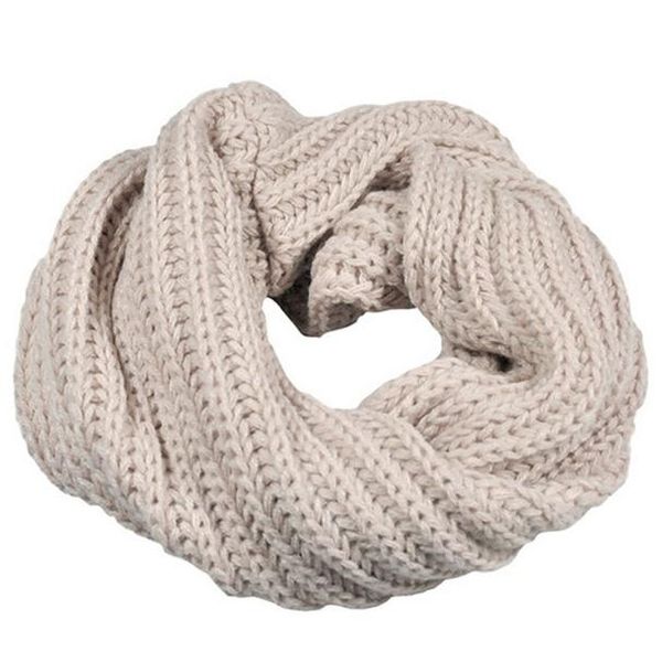 

new fashion korean autumn winter scarf warm knit neck circle wool blend cowl snood ring scarves long scarf shawl wrap #yy, Blue;gray