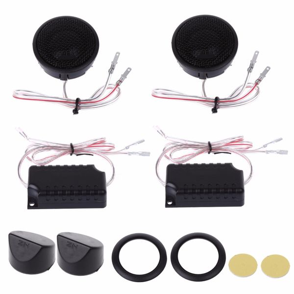 

1 pair car auto stereo audio speaker tweeter 120w max power loud dome speakers 92db
