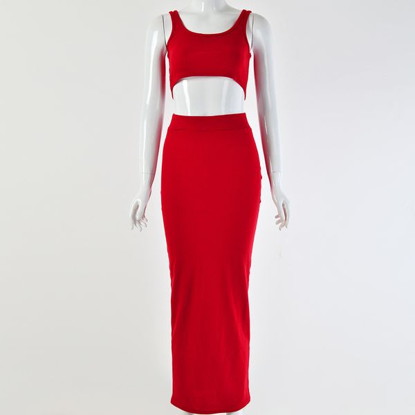 

women skirts sets womens two-piece skirt ladys designer solid color dress summer short vest+skirt 2020 new style selling dresses, Black;gray