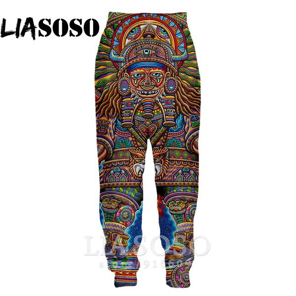 

3d print men women full length hip hop harajuku sweatpants casual tattoo winter pants anime jogger trousers e713, Black