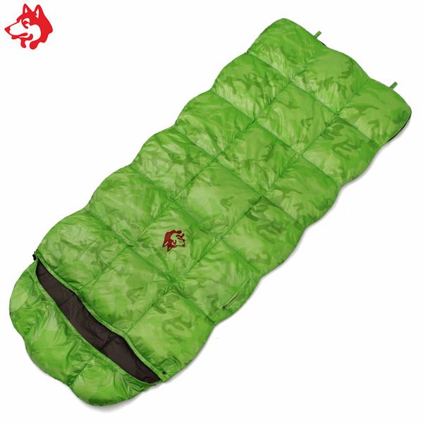 

cy550 outdoor travelling envelope sleeping bag green/red/blue hiking trekking camping 1.4kg duck down sleeping bag
